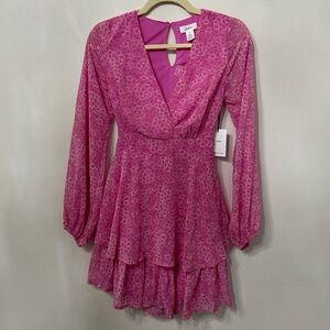 NWT Japna Long Sleeve Mini Dress
